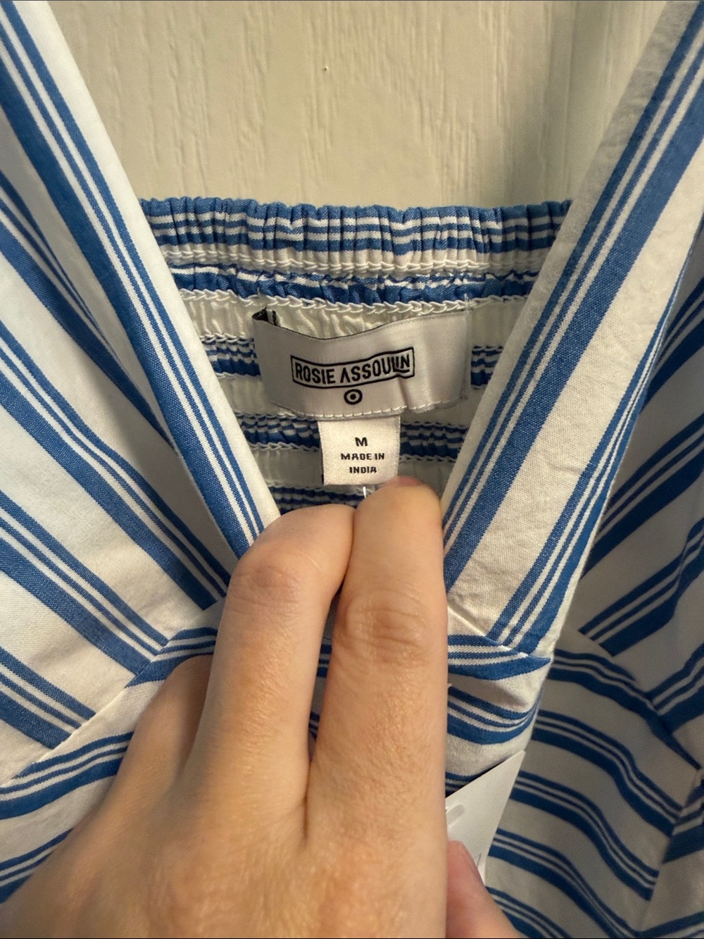 Striped Drop-Waist Midi Dress from Rosie Assoulin - Picture 2 of 6